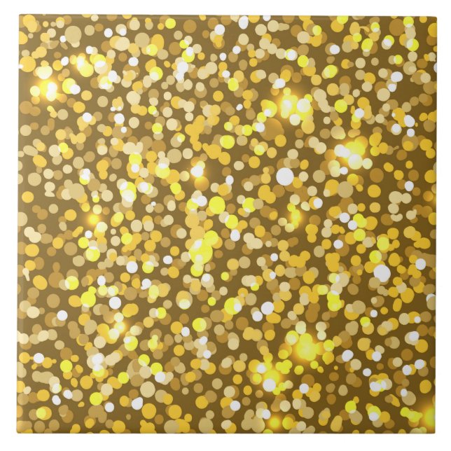 Golden glitter kakelplatta (Framsidan)