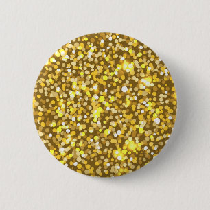 Golden glitter knapp