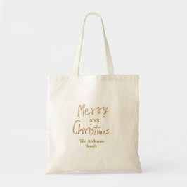 Golden glitter merry christmas add family name yea tygkasse