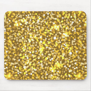 Golden glitter musmatta