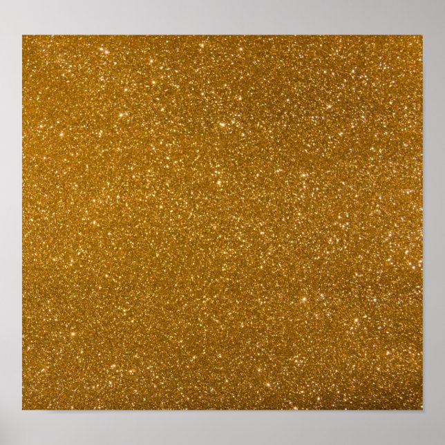 Golden glitter poster (Framsidan)