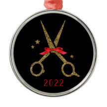 Golden glitter sax - Hair dresser stylist Met