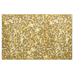 Golden glitter tyg