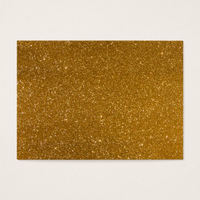 Golden glitter visitkort (Framsidan)