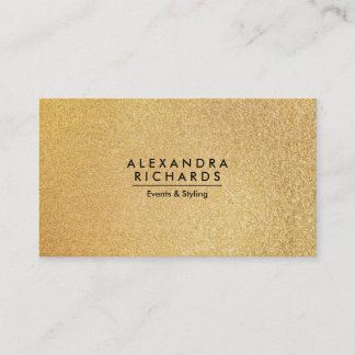 Golden Glitter Visitkort