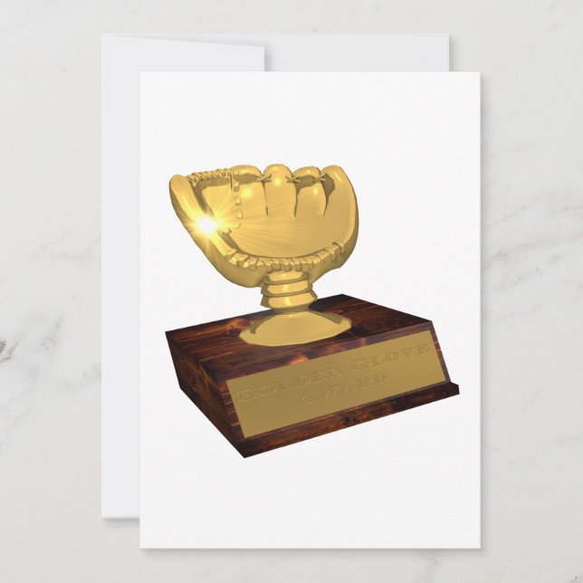 Golden Glove Award Inbjudningar (Framsida)
