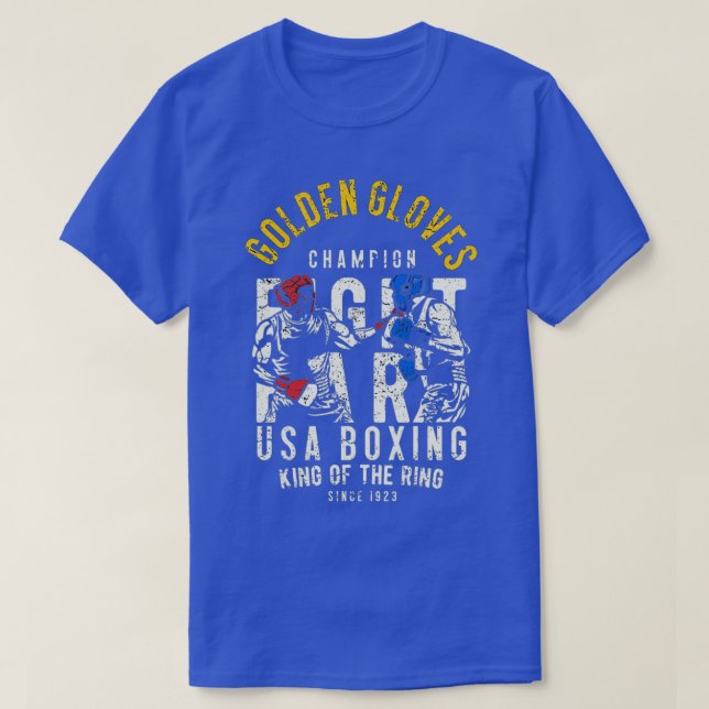 Golden Glove Boxing T Shirt (Design framsida)