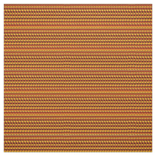 Golden Glow Brown Wicker Geometric Mönster Tyg (Provkarta)