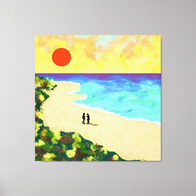 Golden Glow Canvastryck (Framsida)