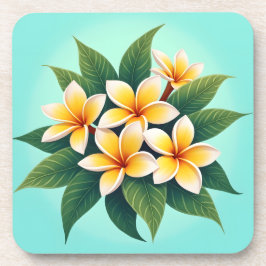 Golden Glow Frangipanis Underlägg