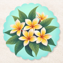 Golden Glow Frangipanis