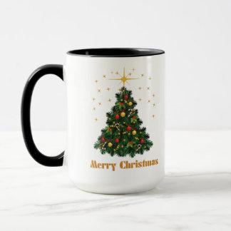 "Golden Glow: God jul Elegance Mugg" Mugg