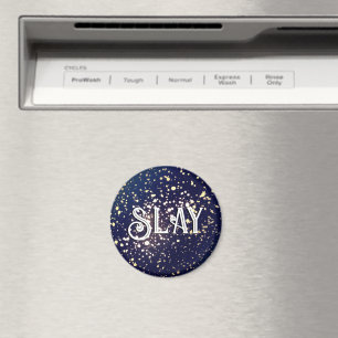 Golden Glow Slay Magnet