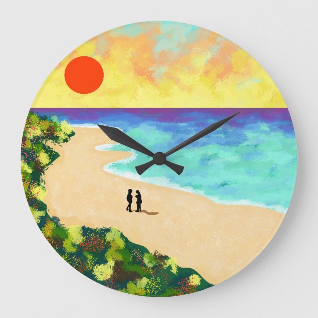 Golden Glow Stor Klocka (Framsida)