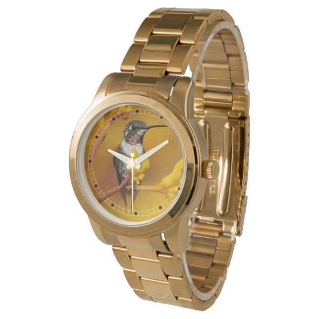 Golden Glow Watch Armbandsur (Vinklad)