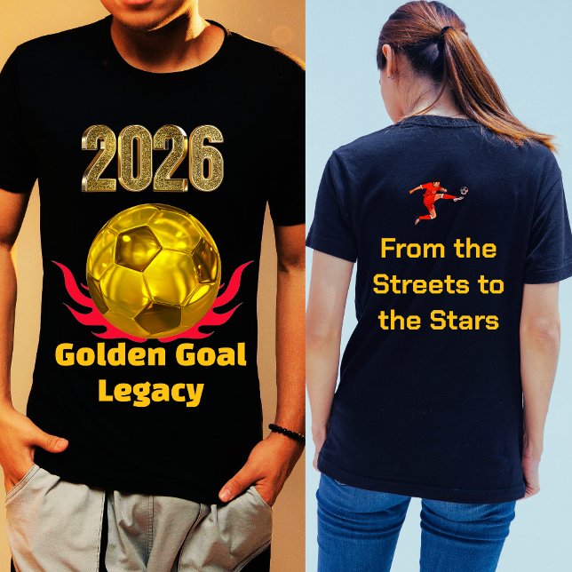 Golden Goal Legacy World Cup  T Shirt (Skapare uppladdad)
