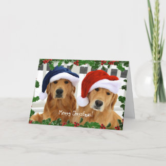 Golden God jul Önskemål Kort