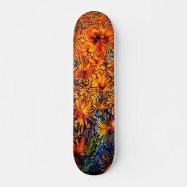 Golden Goddess Abstrakt Art Skateboard Deck