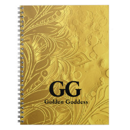 Golden Goddess Celebrate Lycklig 50:e Födelsedagsf Anteckningsbok Med Spiral