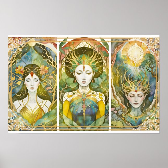 Golden Goddess Poster (Framsidan)