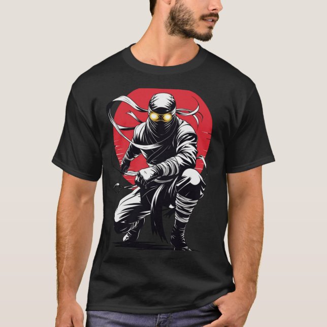 Golden Goggles Ninja T-Shirt (Framsida)