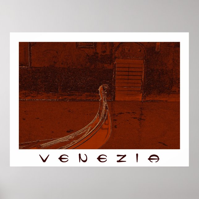 Golden Gondola Poster (Framsidan)