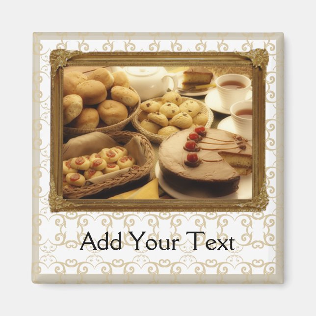 Golden Grace Desserts Magnet (Framsidan)