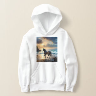 Golden Grace: En Palomino-häst på solnedgångsstran T Shirt