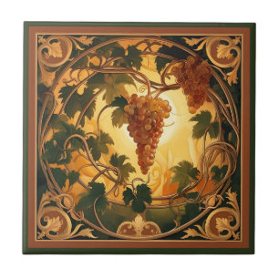 Golden Grapes Kakelplatta