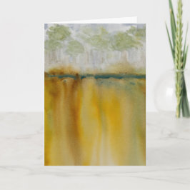 Golden Greeting Card Blank Inside  Kort