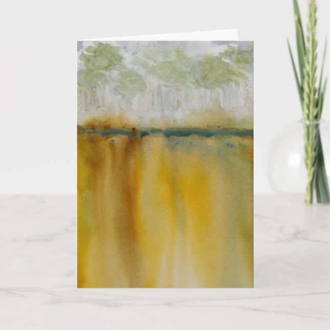 Golden Greeting Card Blank Inside  Kort (Framsida)