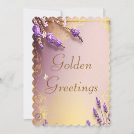 Golden Greetings Schmidt Stationery Julkort