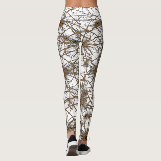 Golden Grid Leggings (Baksida)