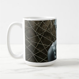 Golden Grid Muse Kaffemugg