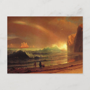 Golden Grind av Albert Bierstadt Vykort
