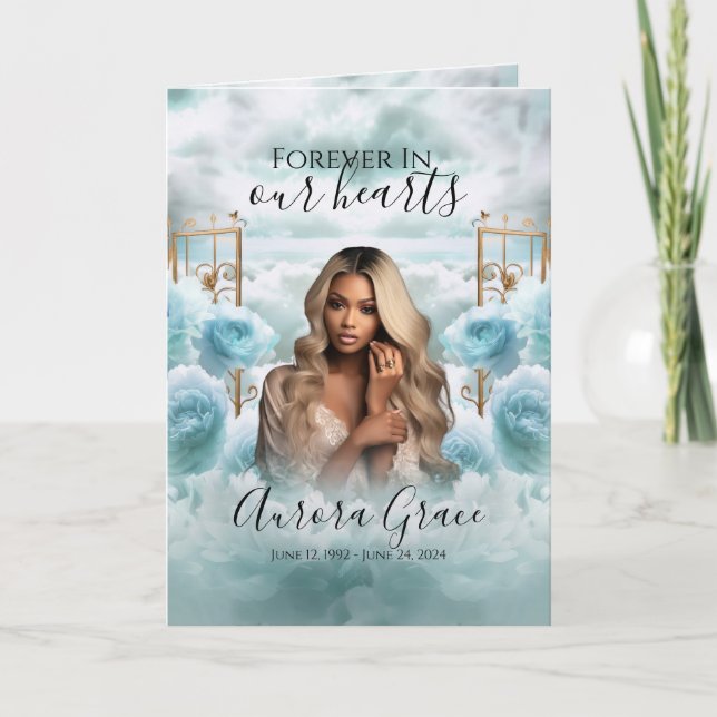 Golden Grind av Heaven Memorial Funeral Program (Framsida)