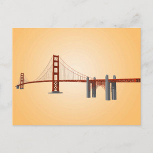 Golden Grind Bridge: 3D-modell: vykort