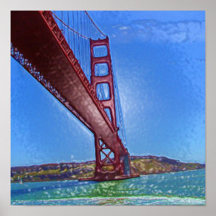 Golden Grind Bridge 3D Poster