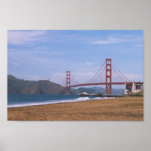 Golden Grind Bridge - Bakers strand Poster