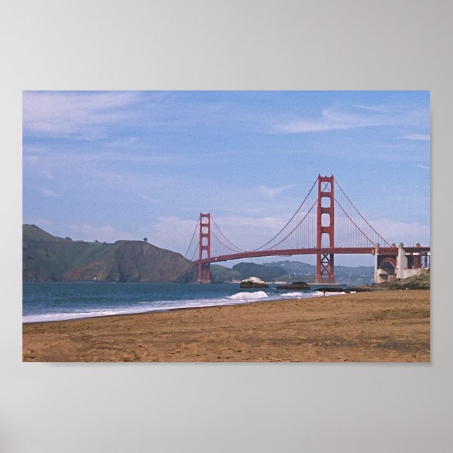Golden Grind Bridge - Bakers strand Poster (Framsidan)
