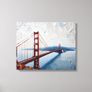 Golden Grind Bridge Canvas Wall Art