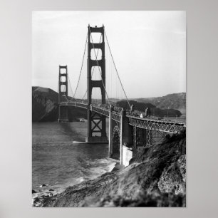 Golden Grind Bridge - Circa 1984 Poster