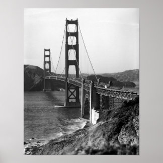 Golden Grind Bridge - Circa 1984 Poster