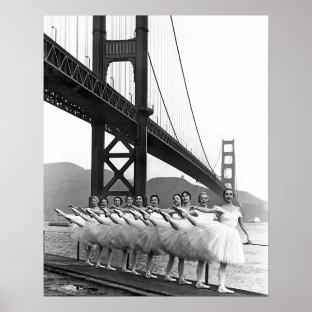 Golden Grind Bridge Dancers Poster (Framsidan)