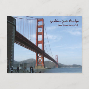 Golden Grind Bridge - Daytime Vykort