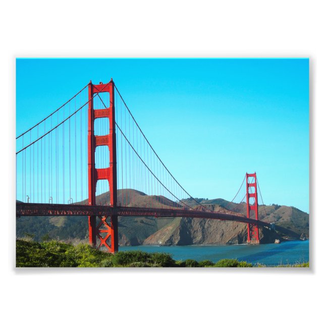 Golden Grind Bridge Fototryck (Framsidan)