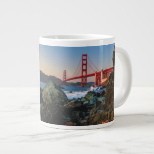 Golden Grind Bridge i Dusk  San Francisco Jumbo Mugg