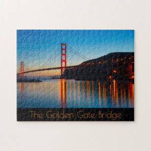 Golden Grind Bridge i natt Pussel