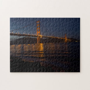 Golden Grind Bridge i natt Pussel