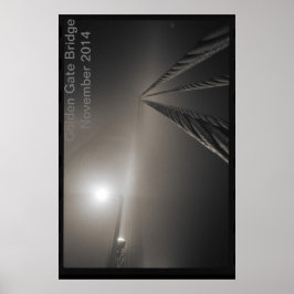 Golden Grind Bridge i november 2014 Poster F056-26